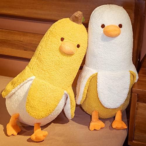 バナナ型抱き枕 ぬいぐるみ キャラクター 抱きまくら 50cm 柔らかい