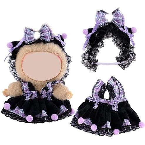 Labubu ラブブ対応 15-17cm サイズ ぬいぐるみ服 着せ替え衣装 ドール