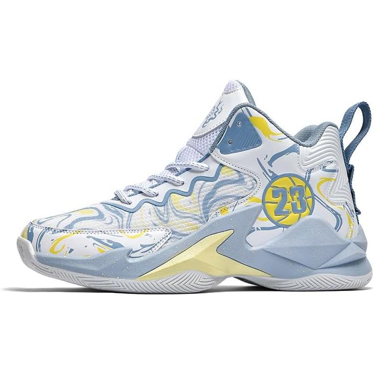 ハイカットスニーカー バスケットボールシューズ 滑り止め 厚底 合成