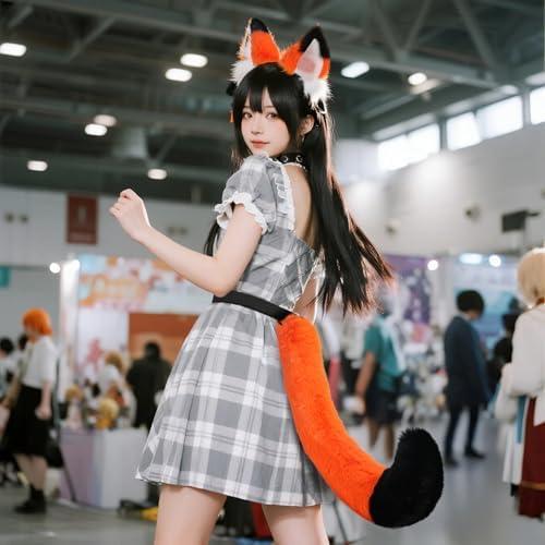きつね耳カチューシャ しっぽ キツネダンス コスプレ小物 ハロウィン