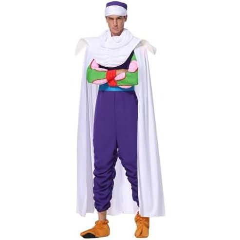 ハロウィンコスチューム メンズ 6点セット 大人用 仮装 マント つなぎ クリスマス イベント_2
