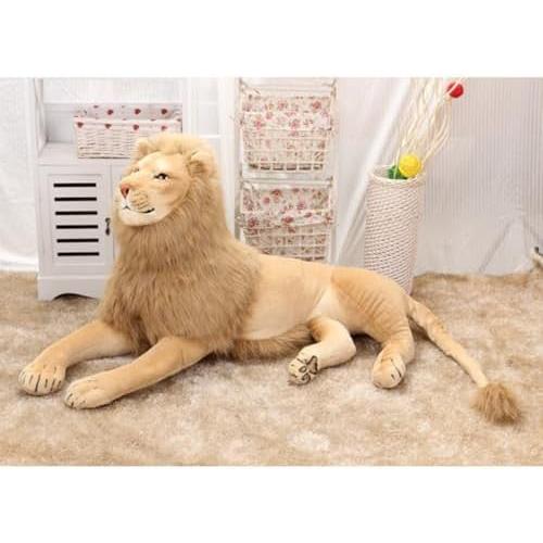 リアルライオンぬいぐるみ 120cm 抱き枕 安眠 癒し系 柔らか PP