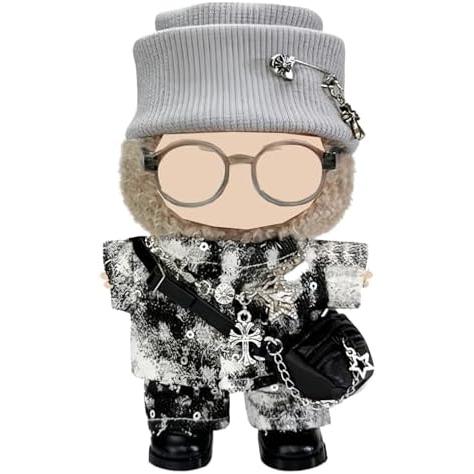 ラブブ17cm用着せ替え服 クロススターセット 6点 ぬいぐるみ服 ドール