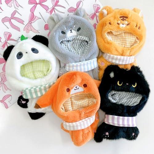 ぬいぐるみ用スタイ付き着ぐるみ 黒猫デザイン 10cm用 マスコット