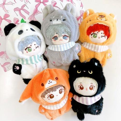 ぬいぐるみ用スタイ付き着ぐるみ 黒猫デザイン 10cm用 マスコット