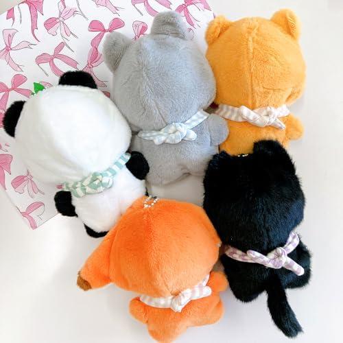 ぬいぐるみ用スタイ付き着ぐるみ 黒猫デザイン 10cm用 マスコット