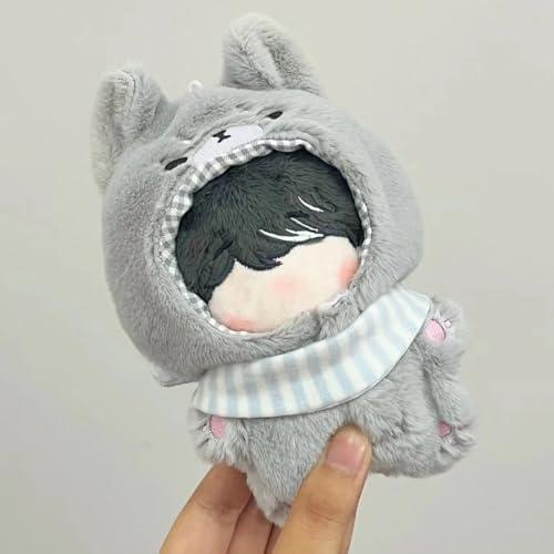 ぬいぐるみ用スタイ付き着ぐるみ 黒猫デザイン 10cm用 マスコット