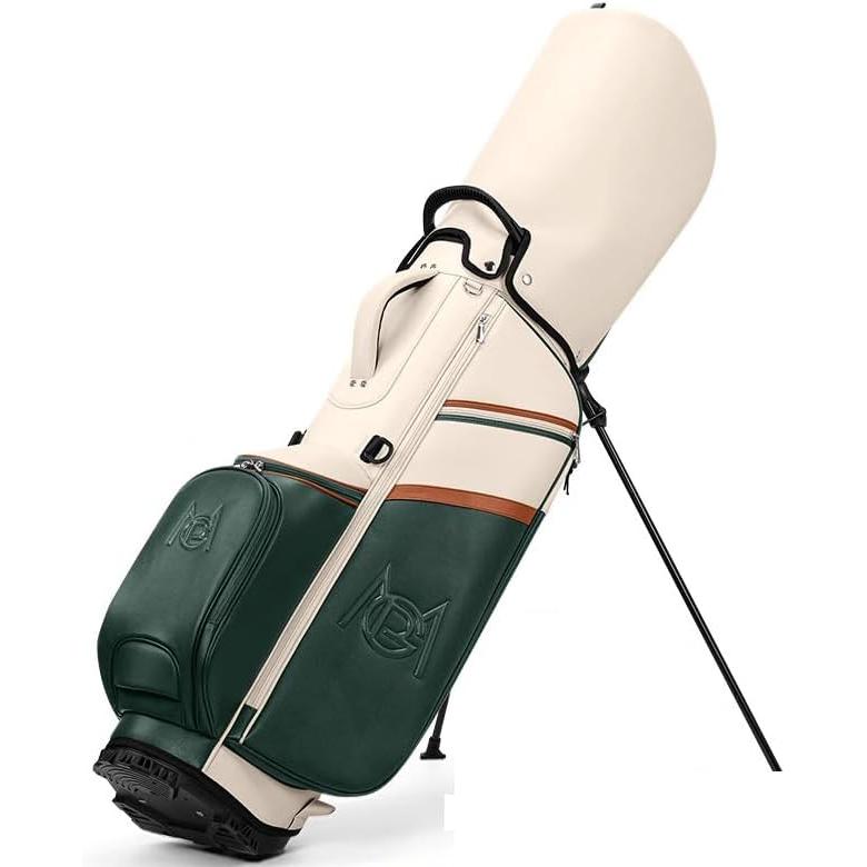 ゴルフキャディバッグ スタンド式 軽量2.9kg 9.0型 防水耐摩耗 7分割大