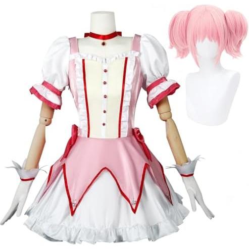 魔法少女まどかマギカ コスプレ衣装 大人用 ウイッグ・アクセサリー付