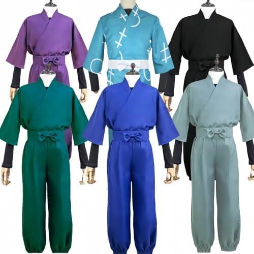忍術学園 コスプレ衣装 忍者フルセット 大人用 頭巾付き 男女兼用 学園