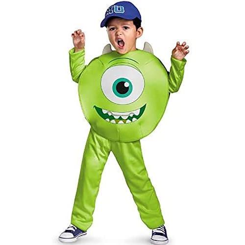 モンスターズインク　マイク　スウェット＆帽子セット モンスターズインク マイク コスプレ衣装 上下分離式3点セット 黄緑