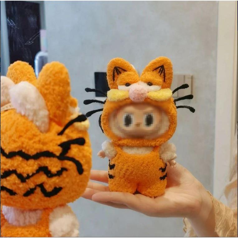 ラブブぬいぐるみ 17cm用 手作りデニムオーバーオール＆帽子セット