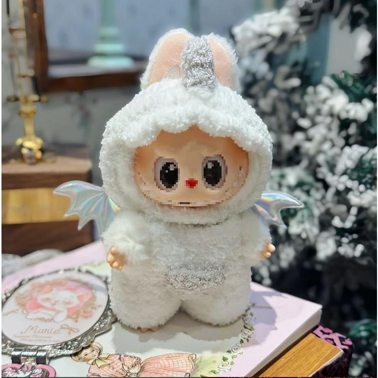 ラブブぬいぐるみ用 手作りデニムオーバーオール＆帽子セット 17cm専用