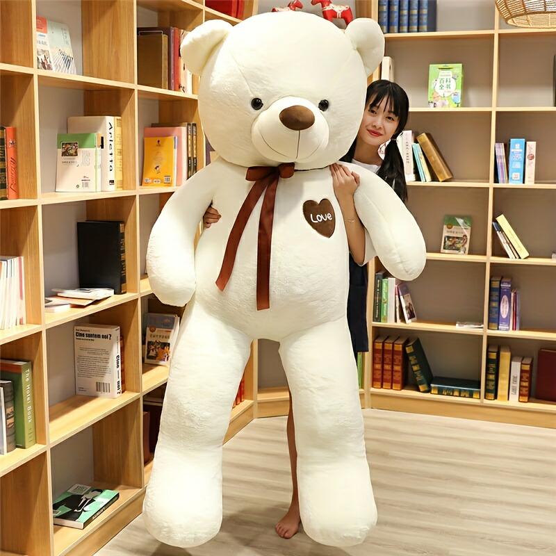 140cm 超大級 白 テディベア ぬいぐるみ ふわふわ素材 ギフト用 癒し