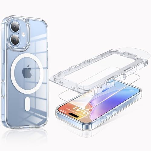 iPhone 17 用 クリアケース 9H強化ガラスフィルムセット Magsafe対応 