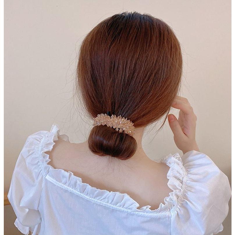ヘアアクセサリー 1本お団子ヘアメーカー お団子ヘアアレンジ パール 可愛い　韓国風ヘアバンド　 　ヘアクリップ　ヘアゴム　お団子メーカー ヘアアレンジ 簡単 |  | 17