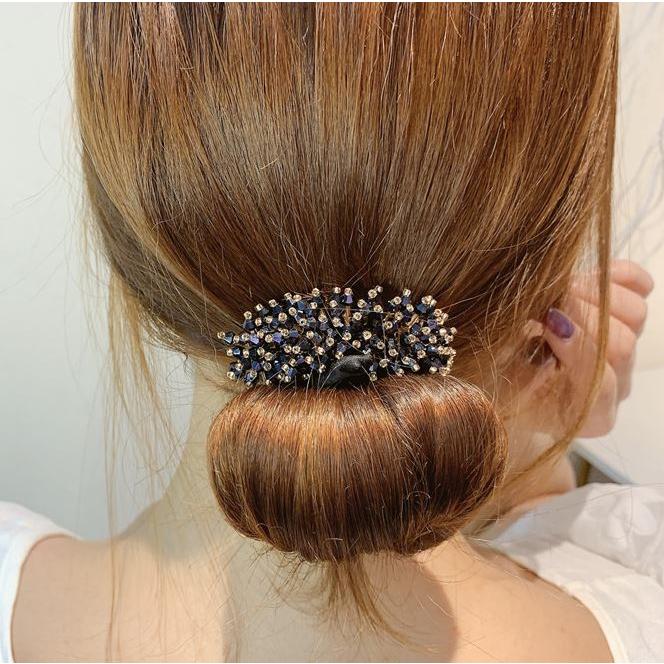 ヘアアクセサリー 1本お団子ヘアメーカー お団子ヘアアレンジ パール 可愛い　韓国風ヘアバンド　 　ヘアクリップ　ヘアゴム　お団子メーカー ヘアアレンジ 簡単 |  | 11
