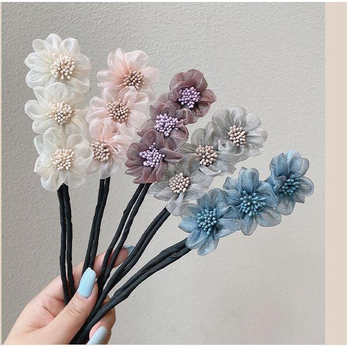 人気商品ランキング お団子ヘアメーカー花型 お団子ヘアアレンジ パール 可愛い 花型 韓国風ヘアバンド ヘアアクセサリー ヘアピン ヘアクリップ ヘアゴム 簡単 Aynaelda Com