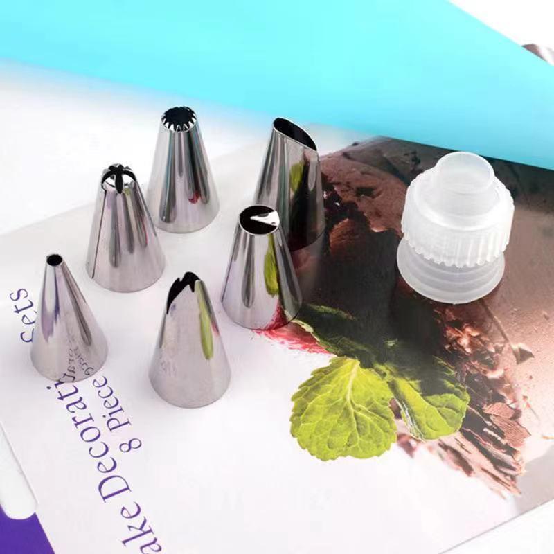 8pcs口金セット、モンブラン口金 モンブラン絞り器 生クリーム 口金