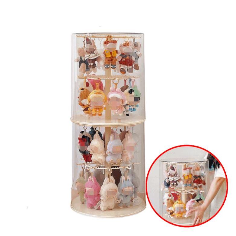 エキサイティングマカロン ディスプレイボックス POPMART THE MONSTERS Exciting Macaron LABUBU 回転ディスプレイ