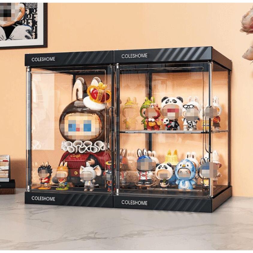 POPMART LABUBU専用 透明収納ケース 防塵 フィギュアディスプレイ台