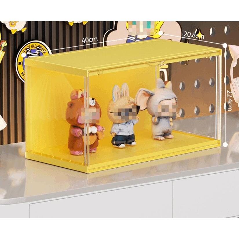 Labubu対応 アクリル製フィギュア収納ケース 大容量ブラインドボックス