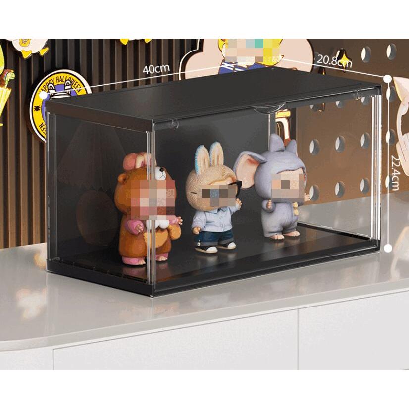 Labubu対応 アクリル製フィギュア収納ケース 大容量ブラインドボックス