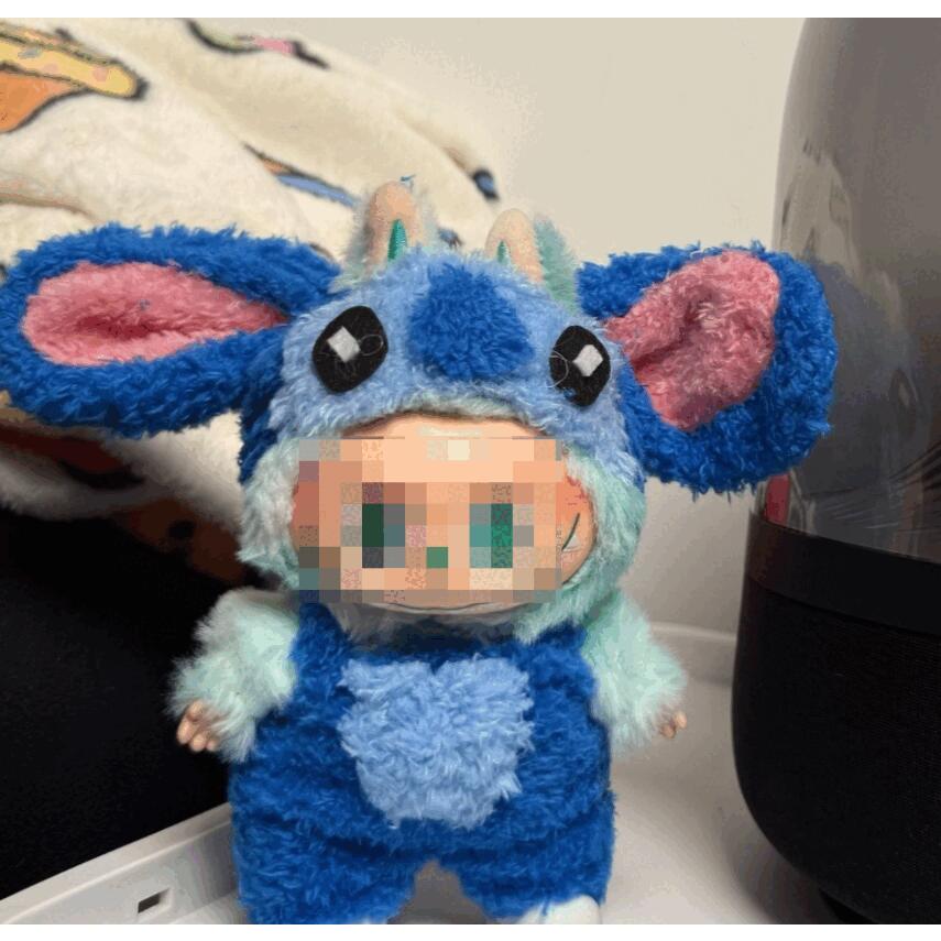 ラブブ 17cm スティッチ風着せ替えセット 2点｜POPMART THE MONSTERS