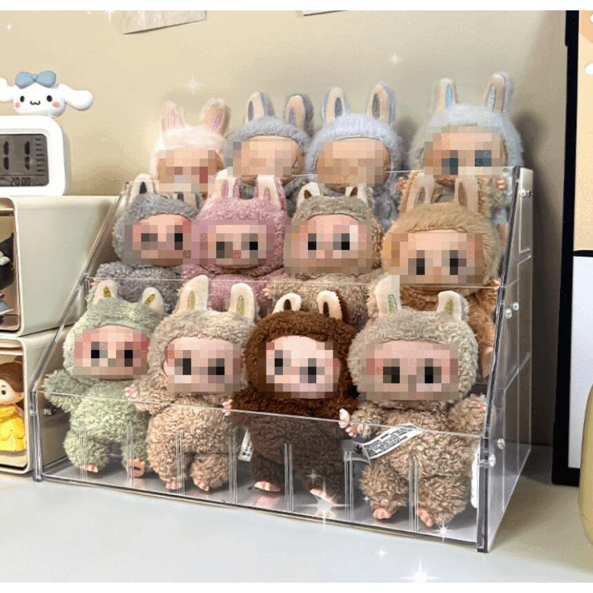 ラブブ専用 大容量アクリル収納ケース 透明 フィギュアディスプレイ