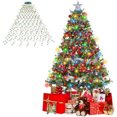 LEDイルミネーションライト クリスマスツリー飾り 屋外防水 IP44 2m16