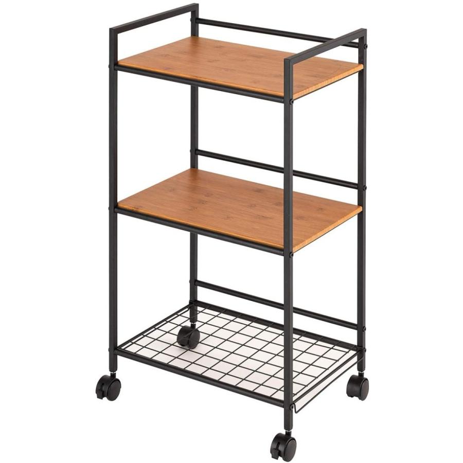 ドウシシャ(Doshisha) キッチンワゴン ブラック 商品サイズ:幅43×奥行29.5×高さ76cm キッチンラックワゴン 3段 NFR3-43W :4550283409664:171オンラインショップ - 通販 - Yahoo!ショッピング ドウシシャ(Doshisha) キッチンワゴン ブラック 商品サイズ:幅43×奥行29.5×高さ76cm キッチンラックワゴン 3段 NFR3-43W :4550283409664:171オンラインショップ - 通販 - Yahoo!ショッピング