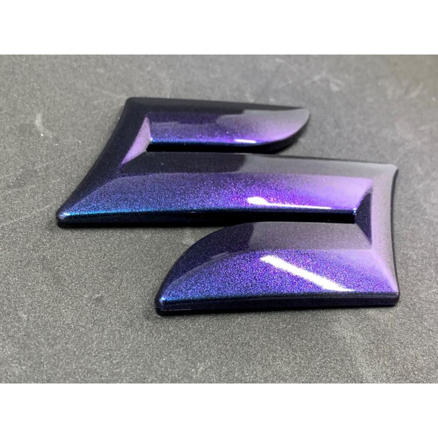 100mm カラーシフト塗装 S エンブレム アルト スイフト