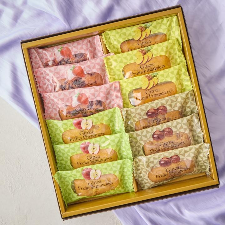 ポイント2倍〜 お歳暮 クリスマス 焼き菓子 プレゼント 贈り物 ギフト Gift 銀座千疋屋 送料無料 銀座フルーツフィナンシェ12個 | 銀座千疋屋 | 10