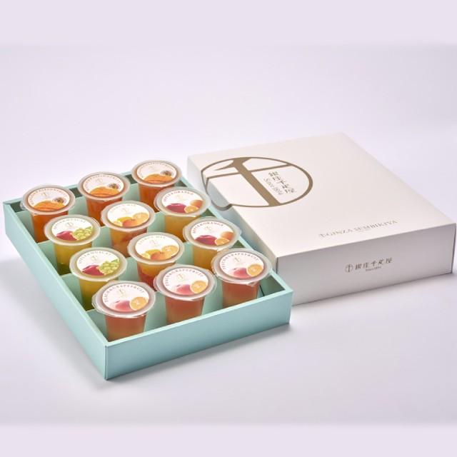 ポイント2倍〜 お中元 夏ギフト 2026 ゼリー プレゼント お取り寄せ 贈り物 ギフト Gift 銀座千疋屋 送料無料 銀座フルーツジュレ １２個 | 銀座千疋屋 | 02