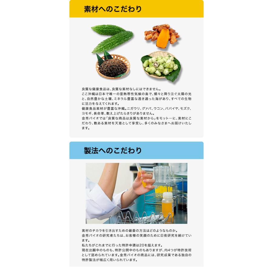 沖縄フコイダン　180粒 健康食品 もずく ビタミン ミネラル 金秀バイオ 送料無料｜1912｜15