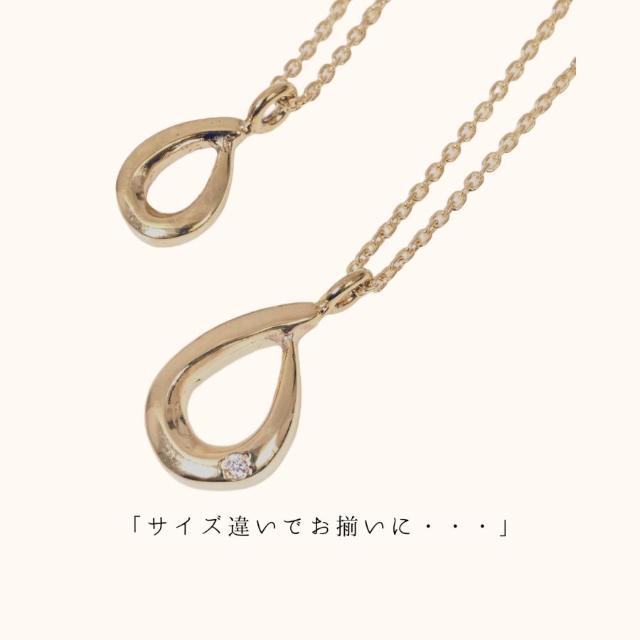 メモリアルネックレス 刻印無料 遺骨ジュエリー 遺骨ネックレスしずくネックレス ペンダント ネックレス K10 K14 K18 プラチナ pt950 シルバー925の画像