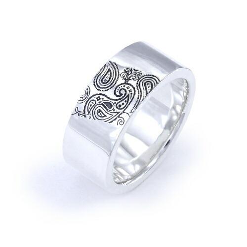 60 Off 送料込み 選べるサイズ 太めのリング 男性にも人気 かっこいい 結婚指輪 シルバーリング ペアリング ペイズリー お揃い 指輪 バレンタイン 魅力的な Www Valdebro Es