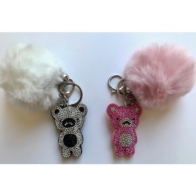 キラキラ！！ くまちゃんキーホルダー キラキラくまちゃんが