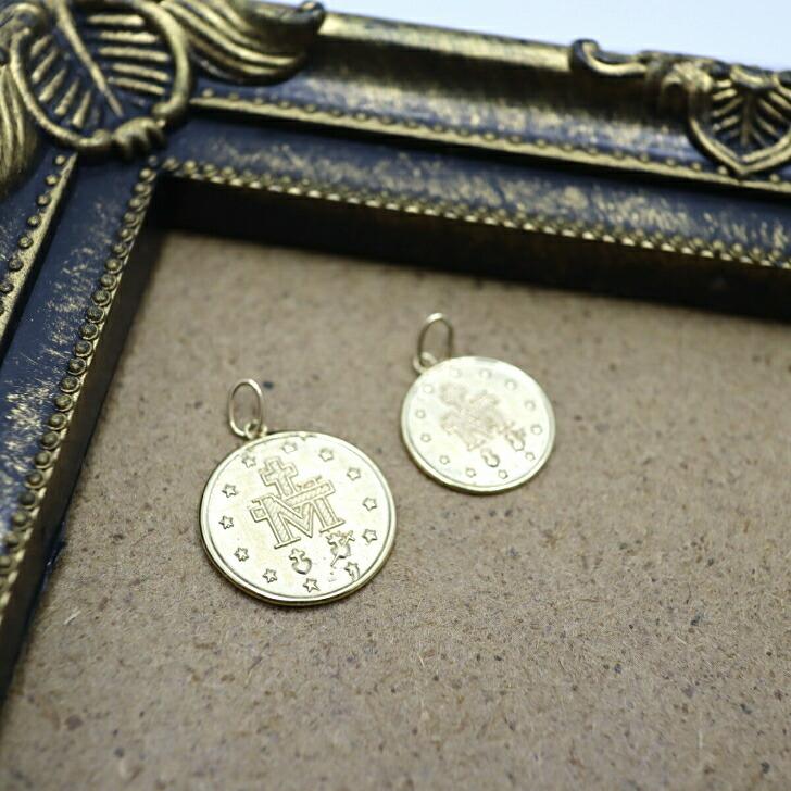 送料込み コインペンダント K10 リバーシブルネックレス ネックレス 10金ネックレス ペンダント 馬 ホース 誕生日 K10 プレゼント 品質保証 安い 大の画像