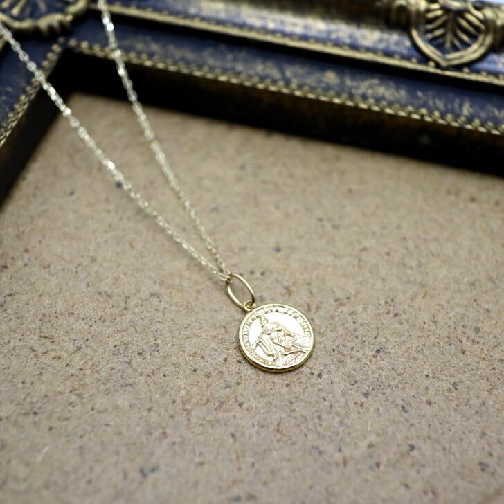 送料込み 幸福ネックレス K10イエローゴールドネックレス ネックレス 10金ネックレス ペンダント 馬 ホース 誕生日 K10 レディース 品質保証 安い 中の画像