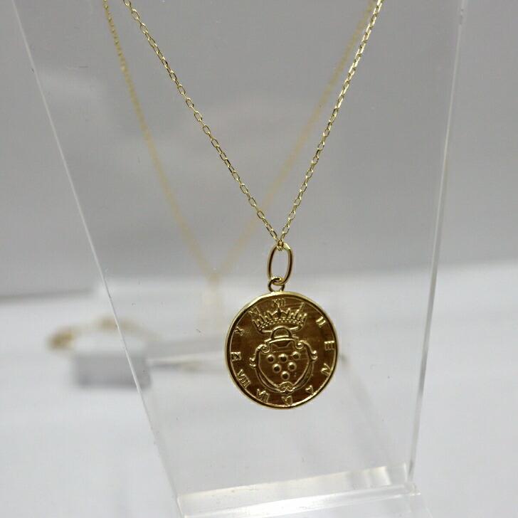 送料込み 馬くいくネックレス K10イエローゴールドネックレス リバーシブルネックレス ネックレス 10金ネックレス ペンダント 馬 ホース 誕生日 K10 品質保証 大の画像