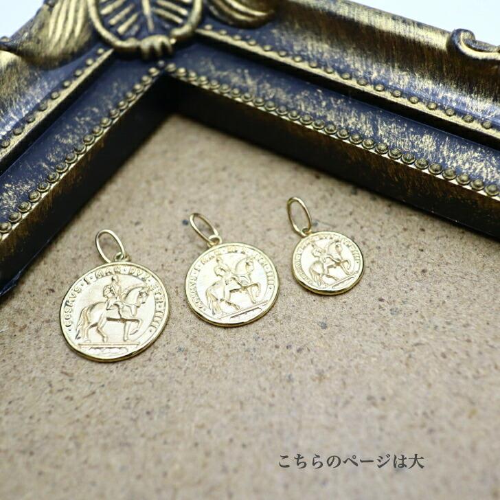 送料込み 馬くいくネックレス K10イエローゴールドネックレス リバーシブルネックレス ネックレス 10金ネックレス ペンダント 馬 ホース 誕生日 K10 品質保証 大の画像
