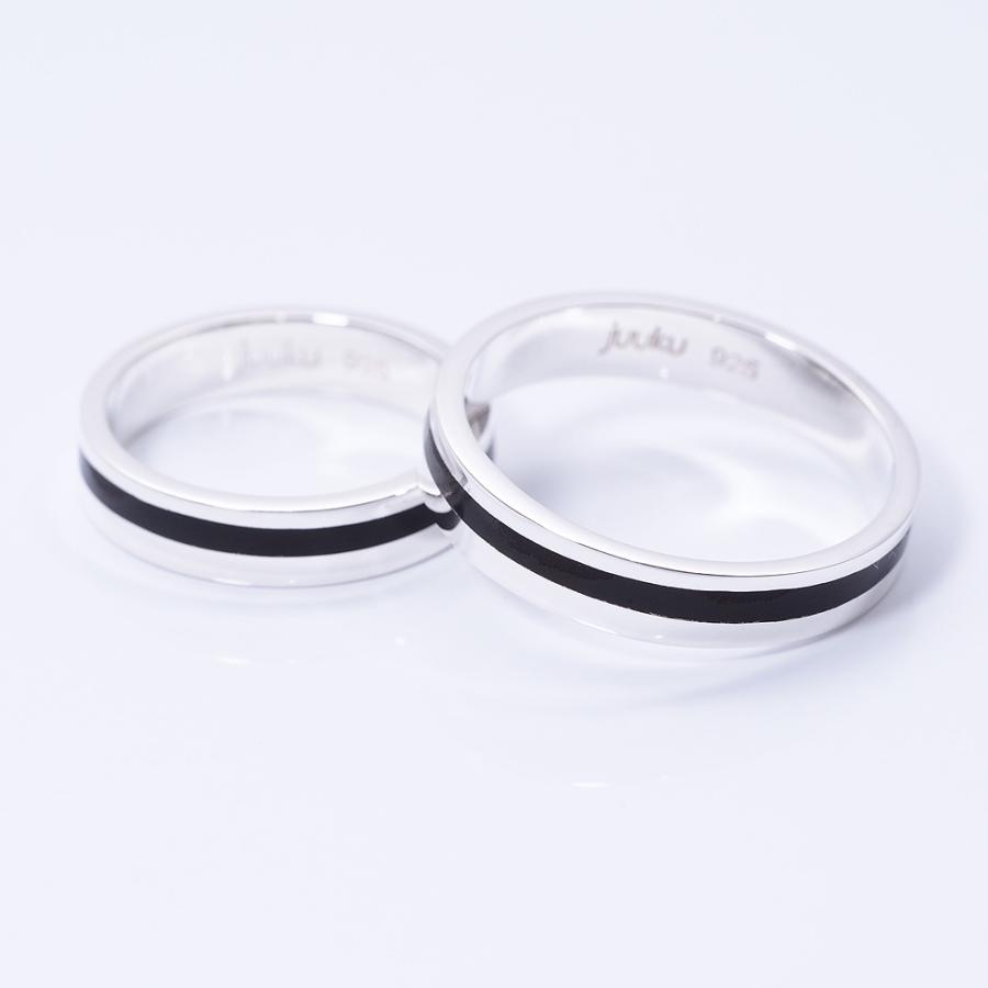 正規認証品 新規格 選べる14サイズ ブラックのラインが男性にも人気 かっこいい シルバーリング ペアリング リング 指輪 シンプル 黒 お揃い バレンタイン ホワイトデー プレゼント Simbcity Net