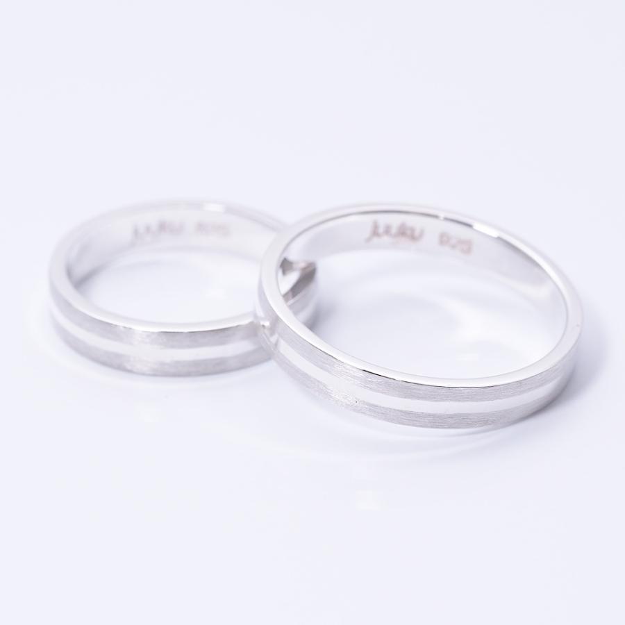 選べる14サイズ つや消しの真ん中にラインの入ったオシャレなデザイン