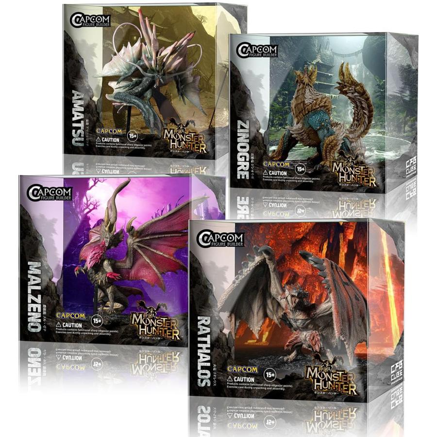 モンスターハンター CAPCOM FIGURE BUILDER CUBE MONSTER HUNTER 4体