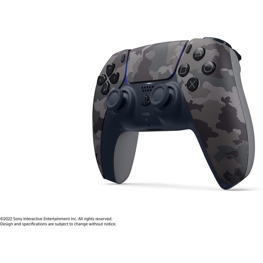 【ほぼ未使用】PS5 デュアルセンス ワイヤレスコントローラー カモフラージュ PlayStation PS5 DualSense ワイヤレスコントローラー グレー