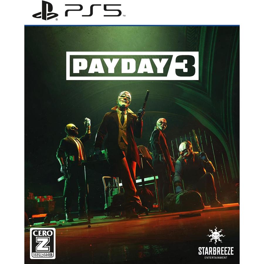 ＰＳ５　PAYDAY 3　通常版（Ｚ指定：１８才以上対象・オンライン専用・PSPlus加入必須）（予約特典付）（2023年9月22日発売）【新品】【ネコポス送料無料】 | 