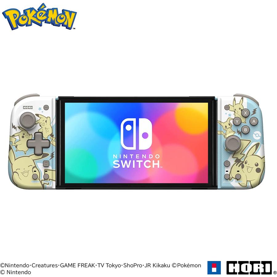 ポケットモンスター グリップコントローラー ピカチュウ with ミミッキュ HORI（ホリ） Switch グリップコントローラー Fit for Nintendo Switch