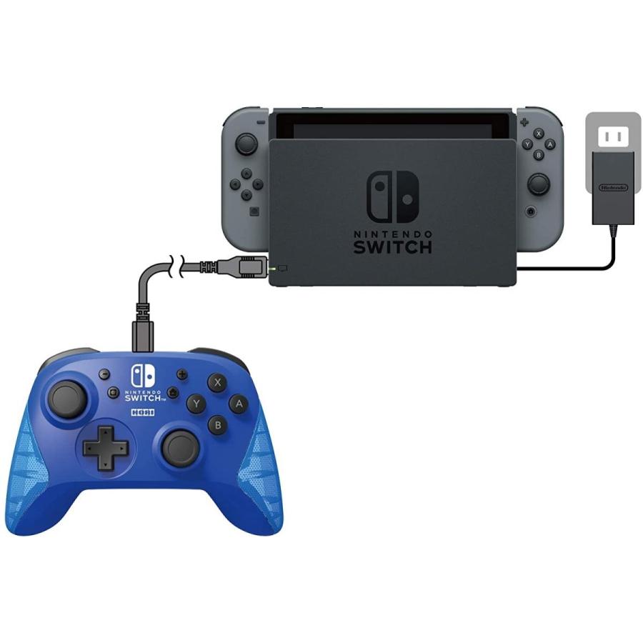 Switch　ワイヤレスホリパッド for Nintendo Switch ブルー（ネコポス便配送不可）【新品】｜1932｜06