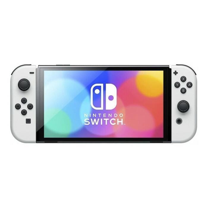 Nintendo Switch本体　有機ELモデルホワイト＋超硬質10Hガラスフィルム ブルーライトカット（ニンテンドースイッチ有機ELモデルホワイト）｜1932｜03